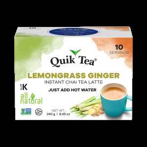QUIK TEA LEMONGRASS GINGER 10 TB 