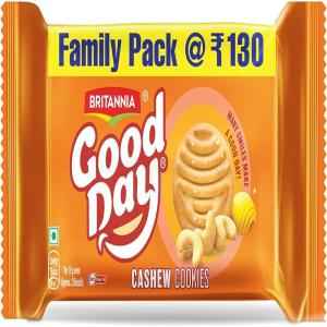 BRITANNIA GOOD DAY CASHEW COOKIES 