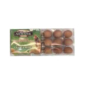 ALDERFER ORGANIC BROWN EGGS LARGE 