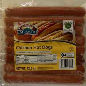 AL SAFA CHICKEN HOT DOGS 8 PCS 