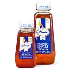 ATTIKI RAW GREEK HONEY SQUEEZE BTL 