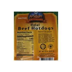 AS SALAAM BEEF HOT DOGS 
