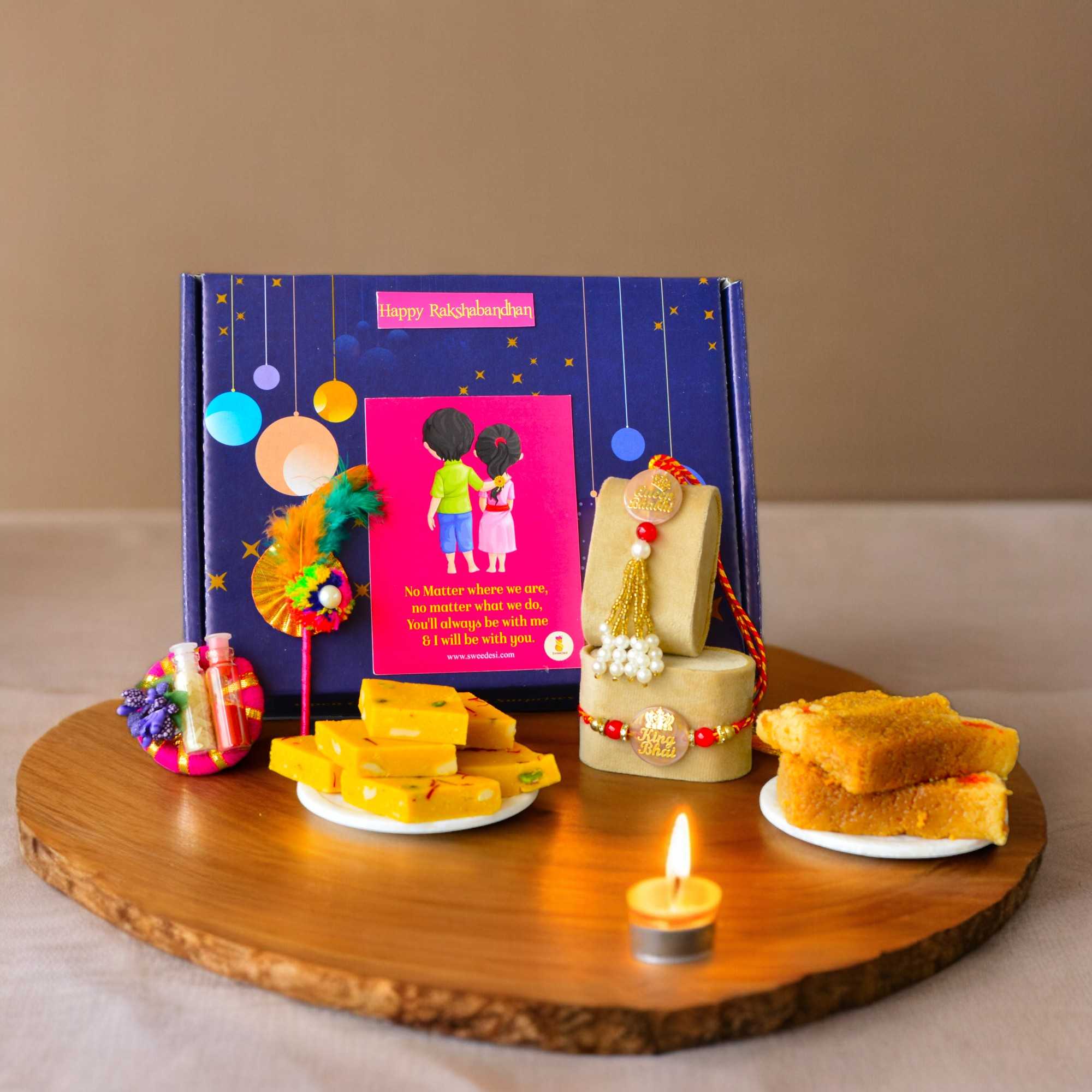 Raksha Bandhan Special Bhai - Bhabhi Rakhi Hamper 25