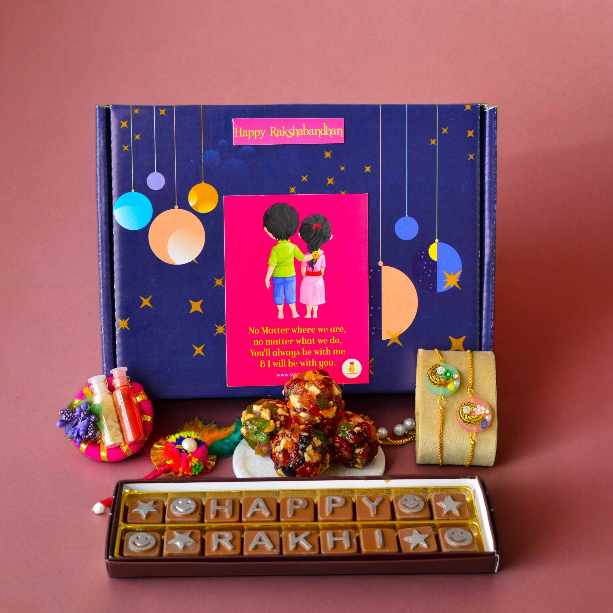 Raksha Bandhan Special Bhai - Bhabhi Rakhi Hamper 26