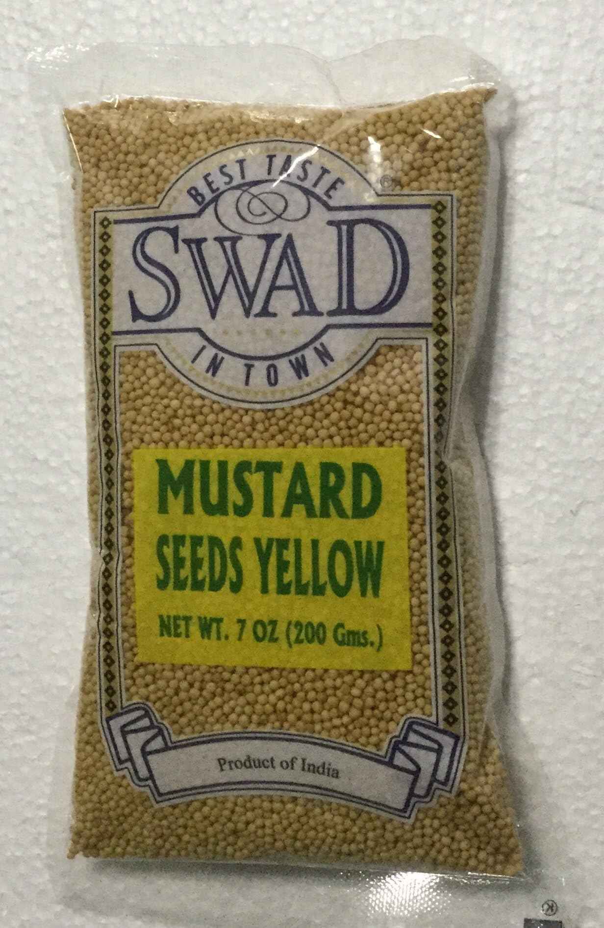 Buy Swad Yellow Mustard Seeds 7 Oz | Patel Brothers - Quicklly