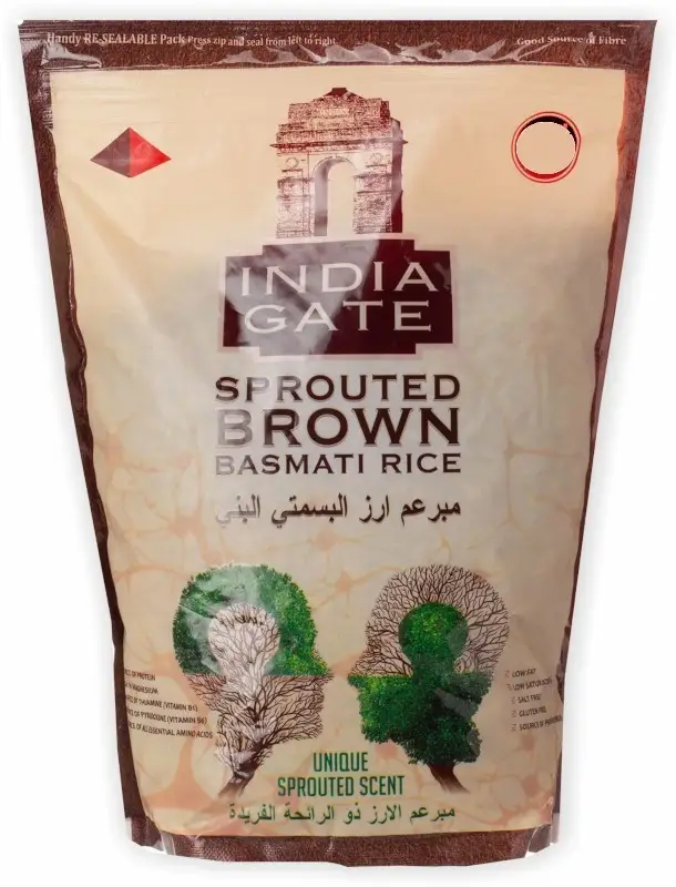 INDIA GATE BAS BROWN SPROTED RICE