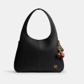 COACH Lana Polished Pebble Leather Brass Stone