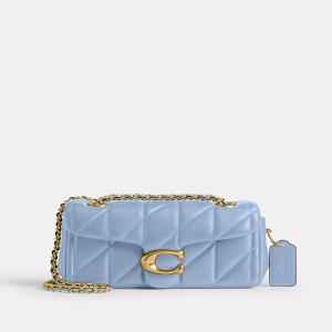 COACH Quilted Leather Mini Tabby Shoulder Brass Maple