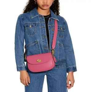 COACH Polished Pebble Leather Willow Pink