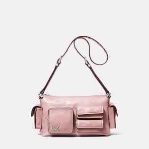 Michael Kors Dakota Small Pocket Leather Shoulder Black