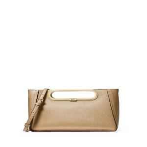Michael Kors Chelsea Small Leather Convertible Pale Gold