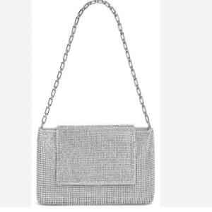 I.N.C. International Concepts East West Embellished Small Mi Alf Silver Metallic