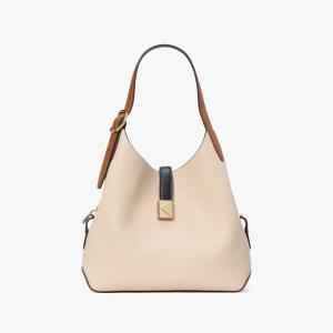 Kate Spade New York Deco Pebbled Leather Shoulder Milk Glass
