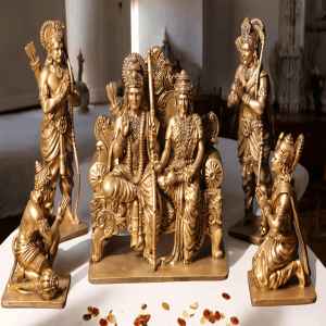 Shri Ram Darbar- Beautiful Craft Representing Vedic Moment