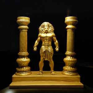 Narsingh Avtar - (Narsimha Appearing From Pillar)