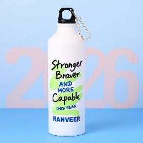 Motivating Quote Personalised Bottle Hand Delivery