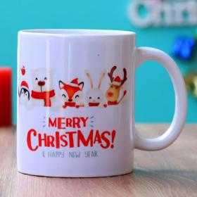 Bright Merry Christmas Mug Hand Delivery