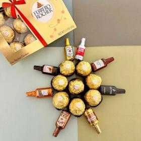 Chocolate Liquor With Ferrero Gift Box