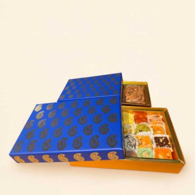 Blue Paisley Gift Box Set (2-Piece)