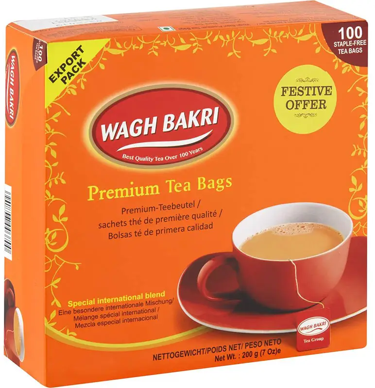 Wagh Bakri Premium Tea Bags (100 Tea Bags)