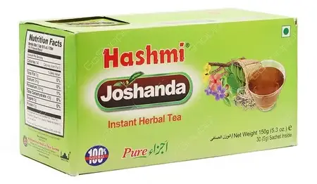 Hashmi Joshanda   Herbal Instant Tea For Cough & Cold   30 Sachets