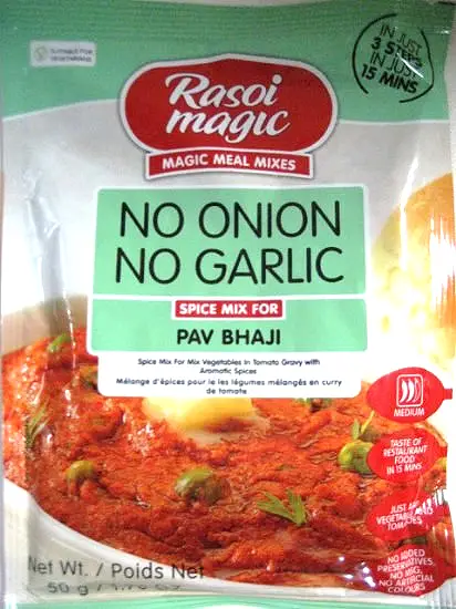 Rasoi Magic Pav Bhaji Mix   No Onion  No Garlic