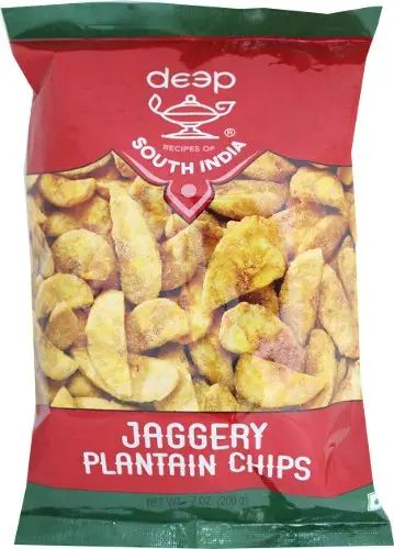 Deep South India Jaggery Plantain Chips
