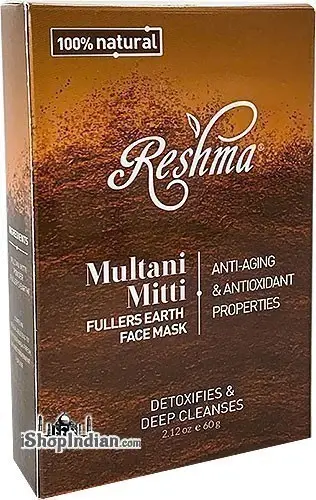 Reshma Multani Mitti   Fullers Earth Face Mask   Anti Aging & Antioxidant