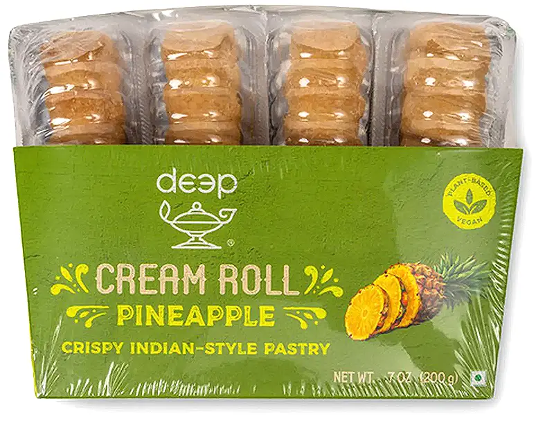 Deep Cream Roll   Pineapple