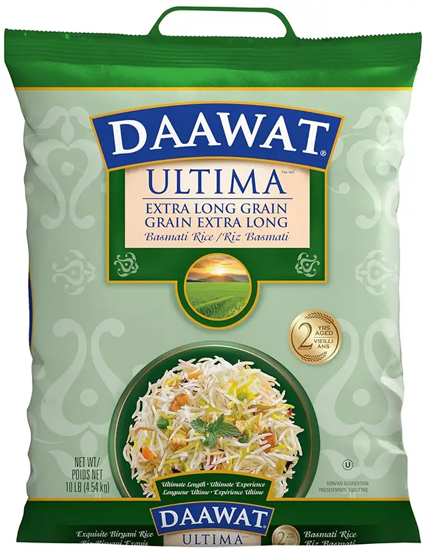 Daawat Ultima Extra Long Grain Basmati Rice  2 Years Aged