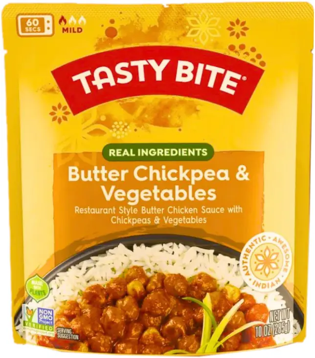 Tasty Bite Butter Chickpea & Vegetables (Ready To Eat)   Mild