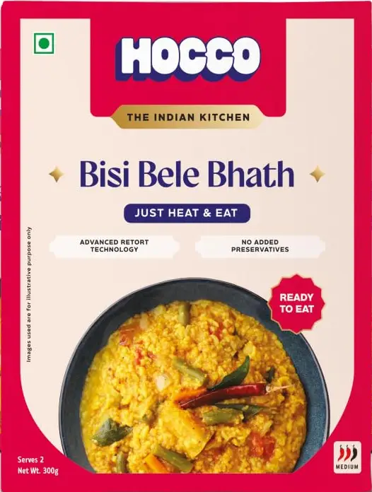 Hocco Bisi Bele Bhath (Ready To Eat)