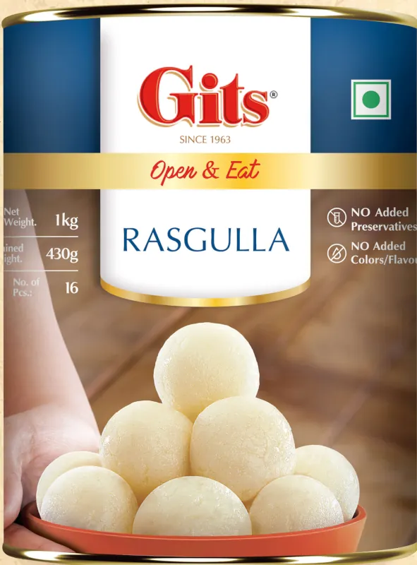 Gits Rasgulla (Open & Eat)