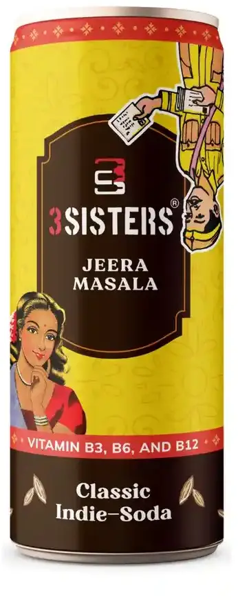 3 Sisters Classic Indie Soda   Jeera Masala