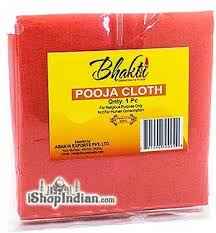 Bhakti Pooja Cloth   Orange