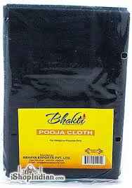 Bhakti Pooja Cloth   Black