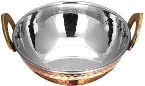 Copper Bottom Kadai   Serving Bowl (extra Fancy)   5.25