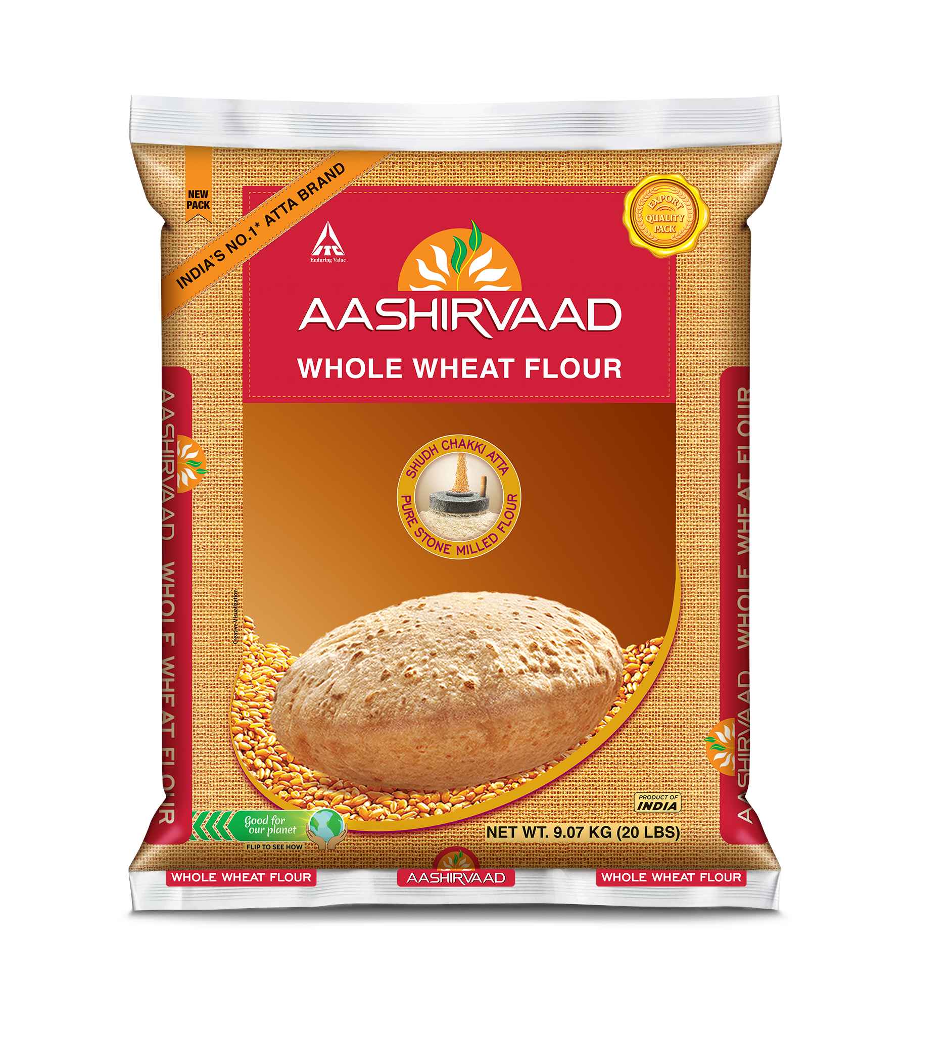 Atta   Aashirvaad Whole Wheat Atta