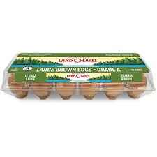 LAND O LAKES LARGE BROWN EGGS 
