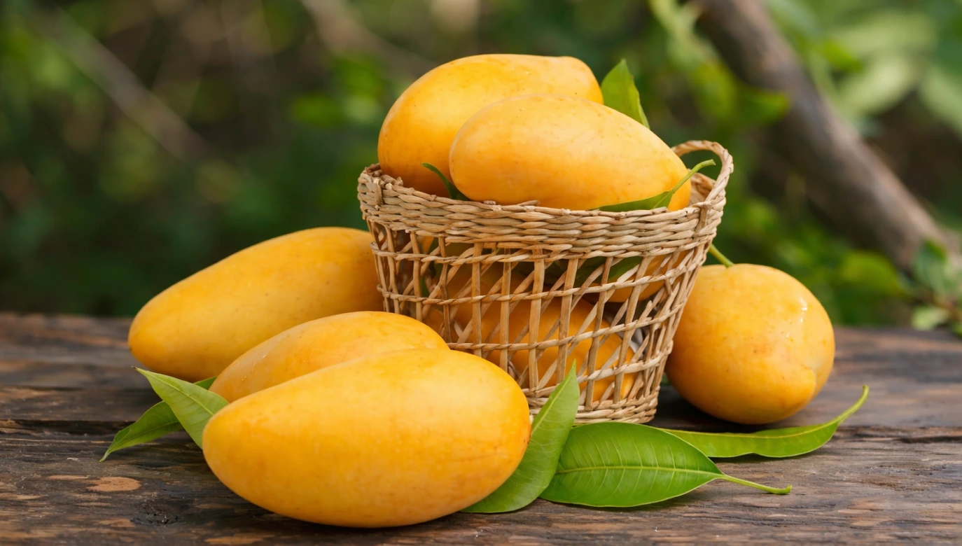 Fresh Indian Kesar Mangoes Combo Of 10-12