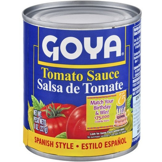 Buy Goya Tomato Sauce 8 Oz Zifiti Fresh Quicklly