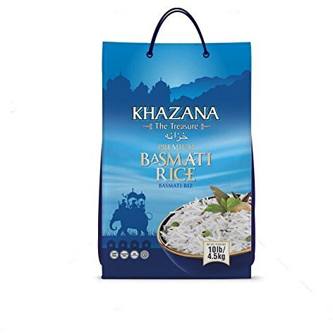 Khazana Premium Basmati Rice Blue Bag With Saffron