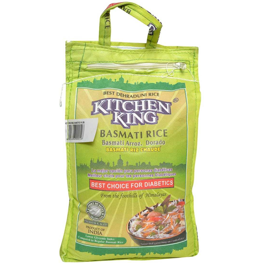 Buy Kitchen King Lower Gi Basmati Rice 10 Lbs Quicklly Indian Grocery