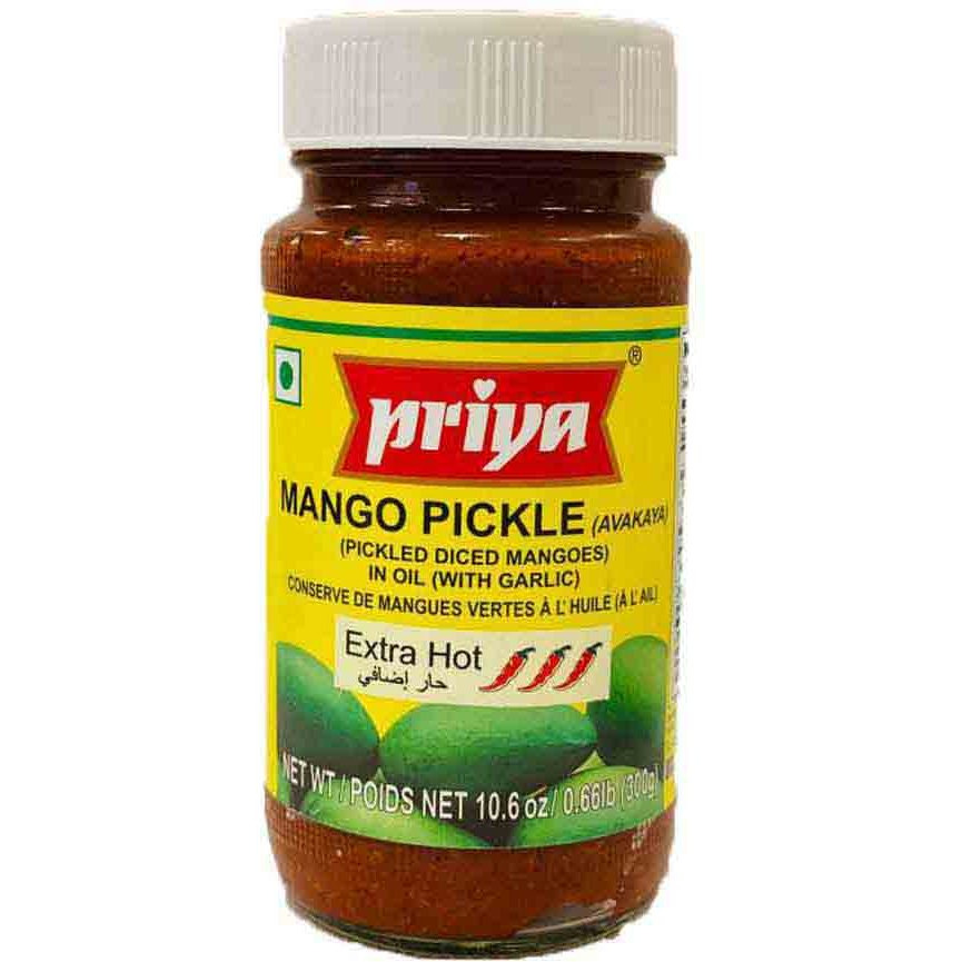 Priya Mango Pickle With Garlic Extra Hot