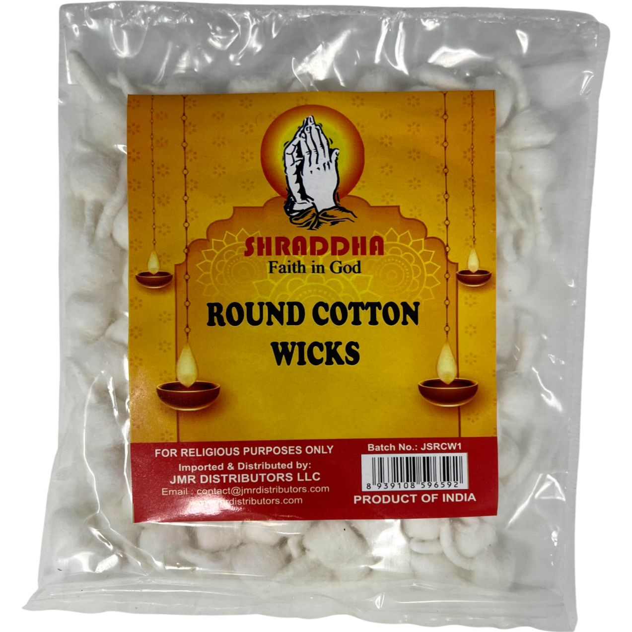 Shraddha Round Cotton Wicks Price - Buy Online at $2.29 in US