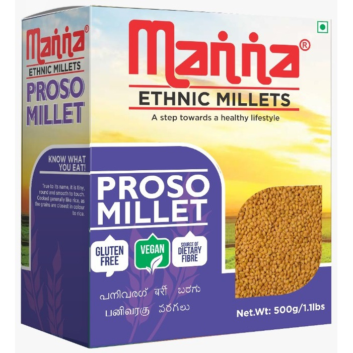 Manna Pearled Unpolished Ethnic Millets Proso Millet