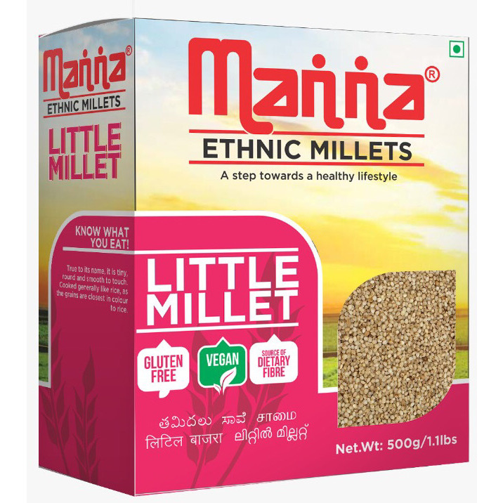 Manna Pearled Unpolished Ethnic Millets Little Millets