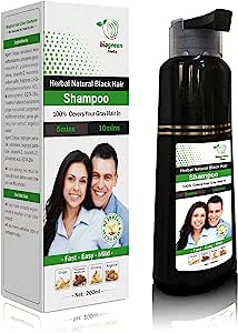 Biogreen Herbal Natural Black Hair Color Shampoo
