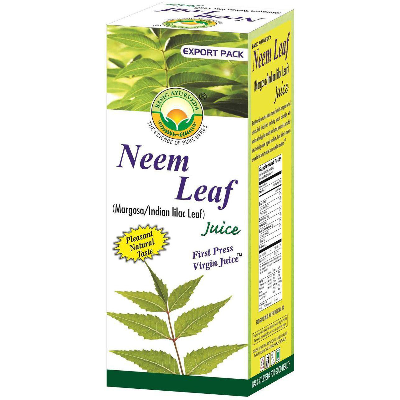 Buy Ayurvedic Guru Neem Leaf Juice 480 Ml Mayuri Foods Bothell Quicklly