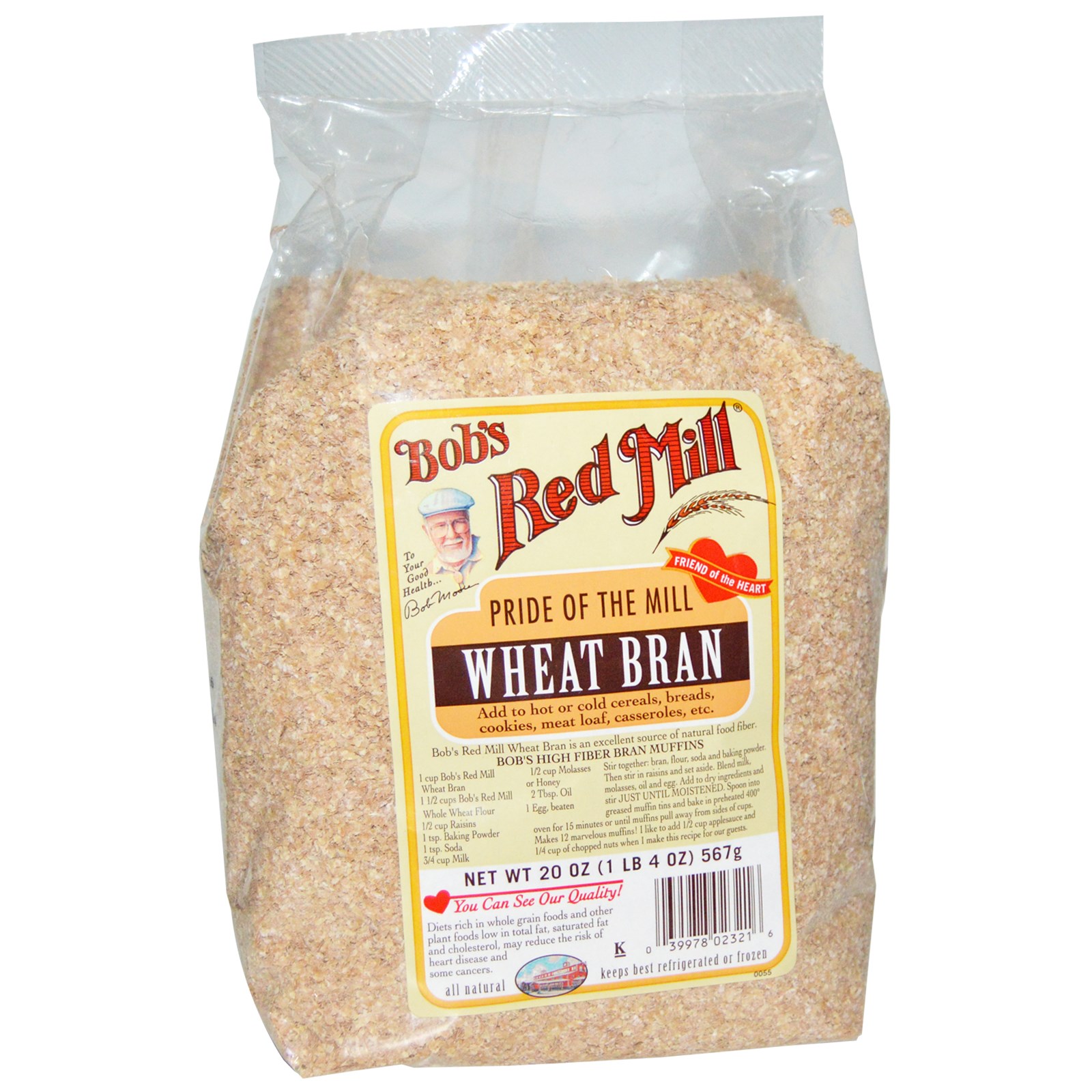 BOBS RED MILL WHEAT BRAN
